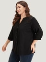 Blusa con detalle de muescas