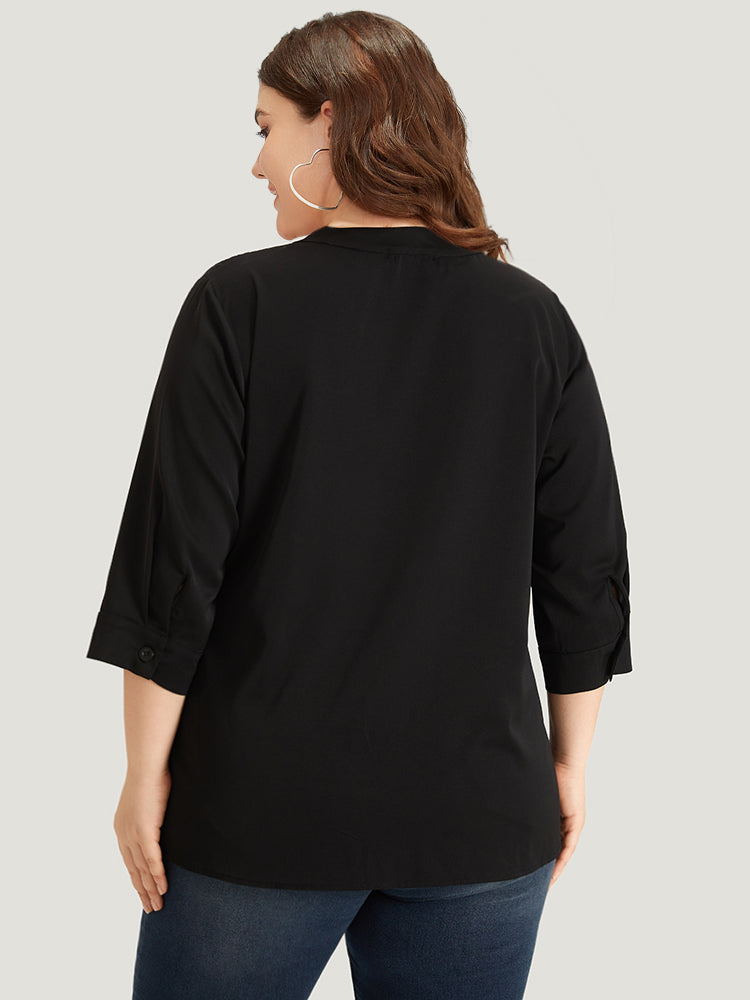 Blusa con detalle de muescas