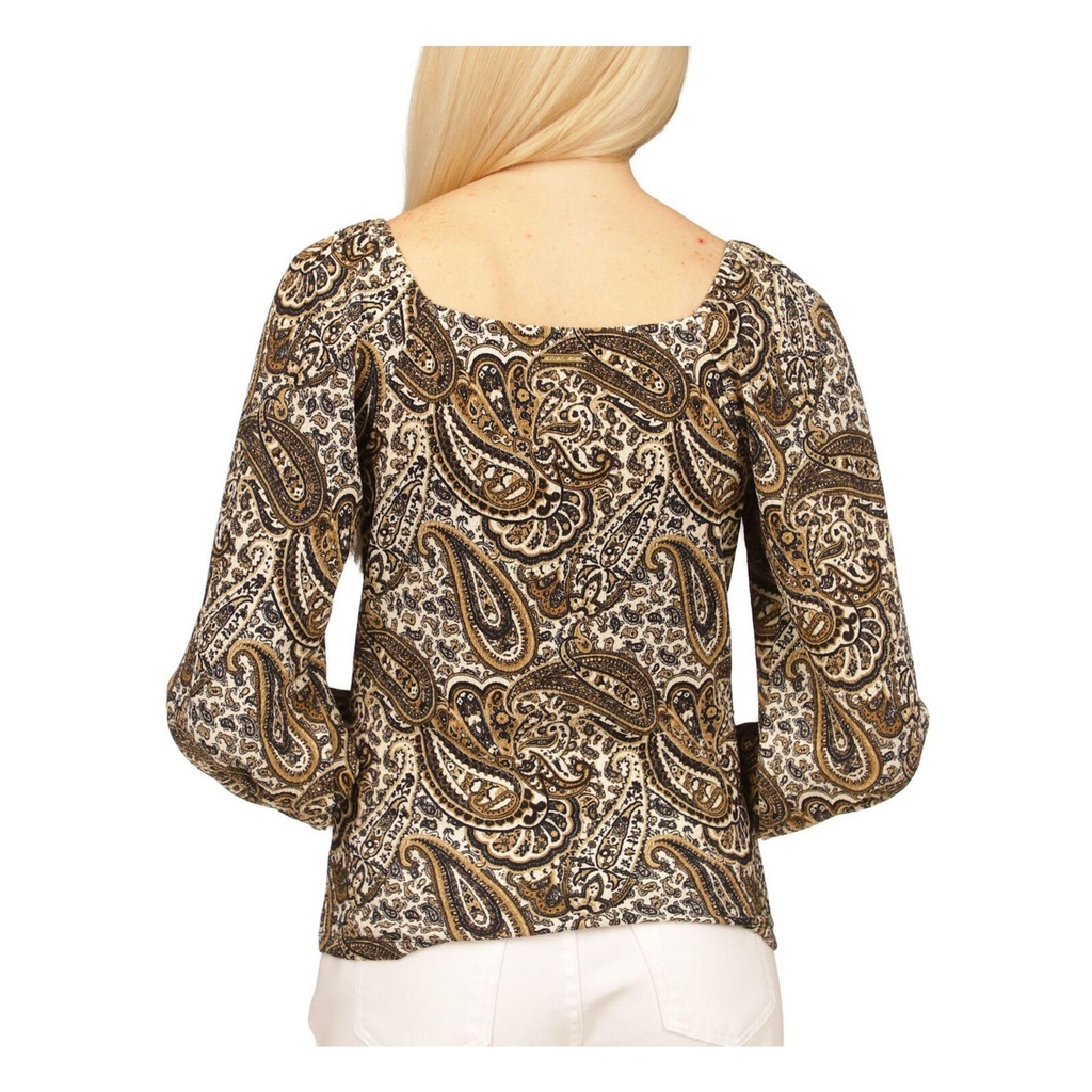 Blusa con mangas abullonadas