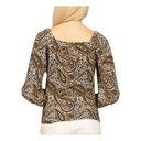 Blusa con mangas abullonadas