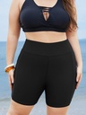Short de baño con cintura ancha 