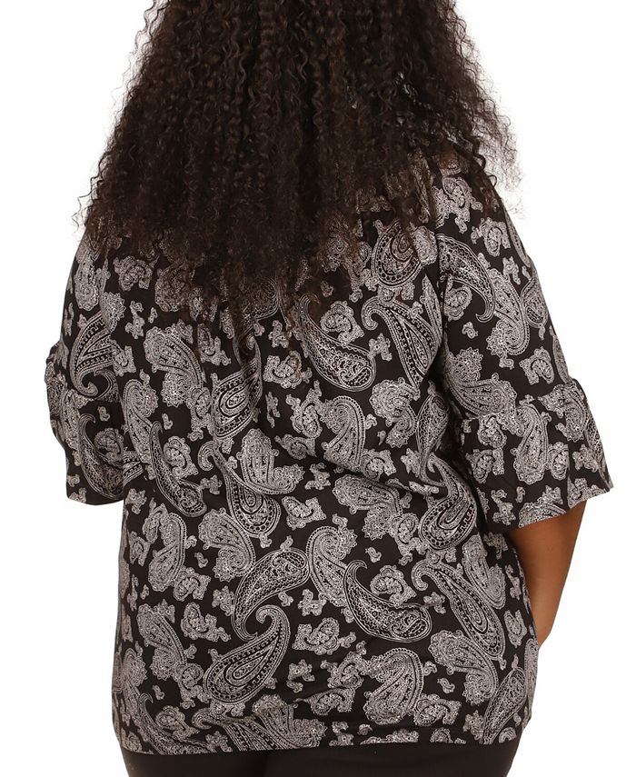 Blusa con mangas acampanadas