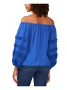 Blusa con ribete de volantes