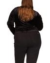 Blusa de terciopelo de manga larga