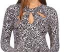 Blusa con abertura retorcida