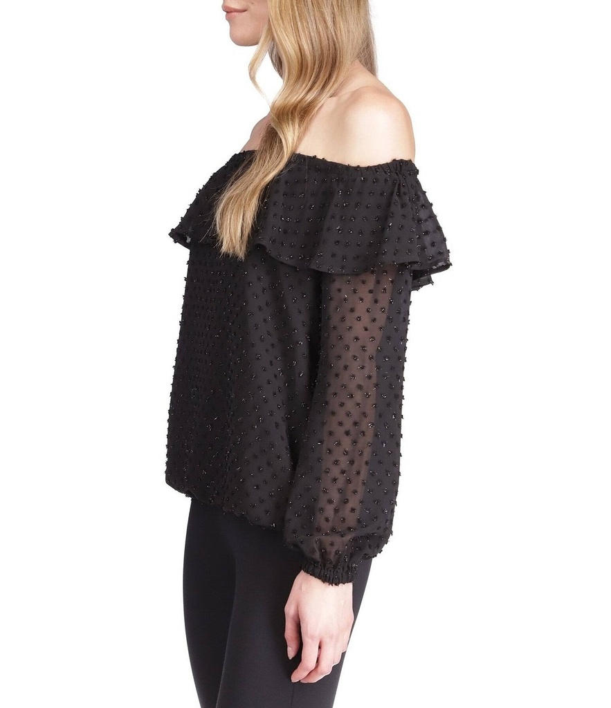 Blusa con hombros descubiertos