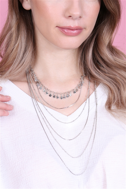 Collar de capas de 6 piezas