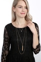 Collar a capas con borla 
