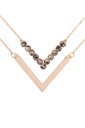 Collar a doble capas largo