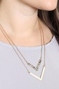 Collar a doble capas largo