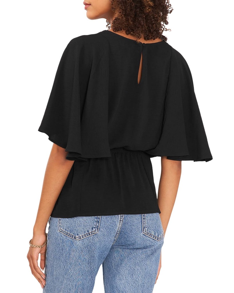 Blusa peplum crochet