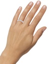 Anillo all arround, de cristal