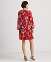 Vestido de manga larga floral