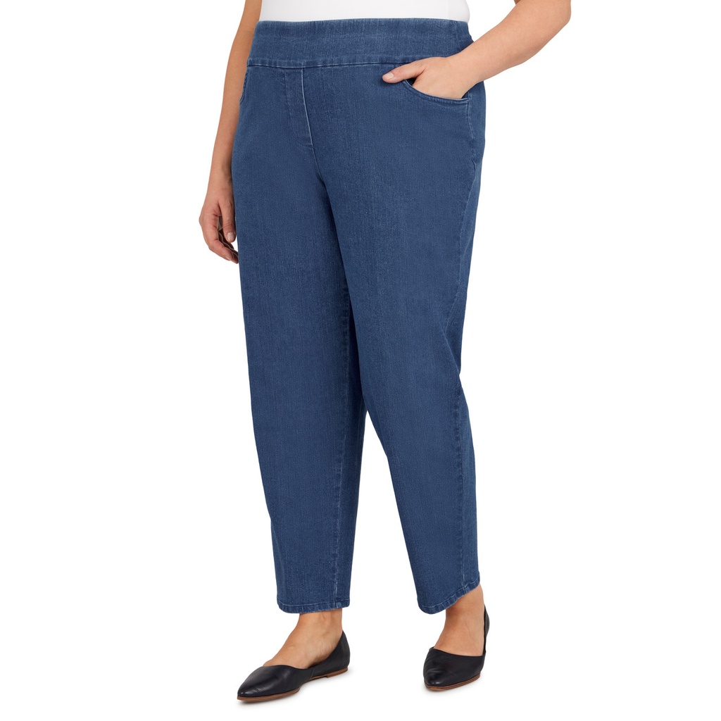 Jeans con bolsas de simulación 