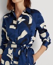 Vestido con estampado geometrico