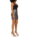 Falda con lentejuelas de animal print