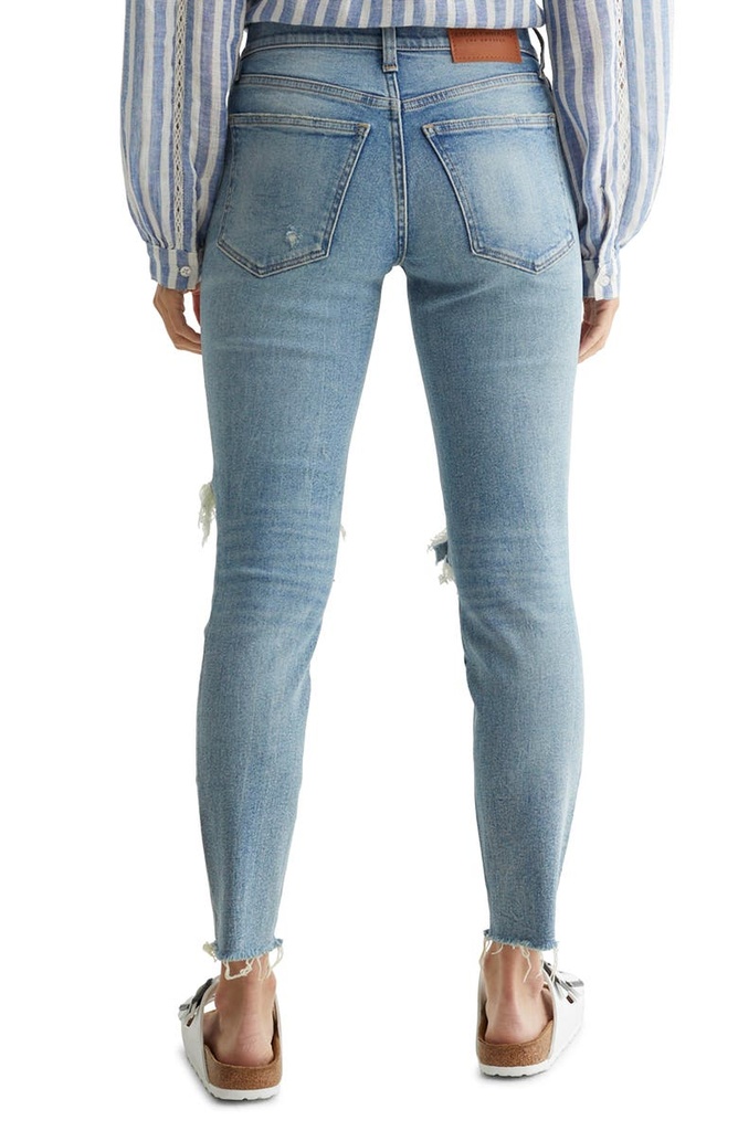 Jeans skinny con roturas