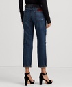 Jeans holgados con patchwork