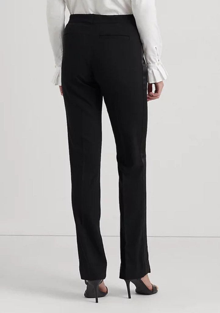 Pantalón con ribete de cuero
