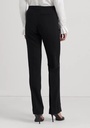 Pantalón con ribete de cuero