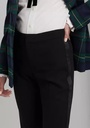 Pantalón con ribete de cuero
