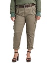 Pantalones cargo de sarga
