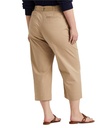 Pantalón capri con cinturón