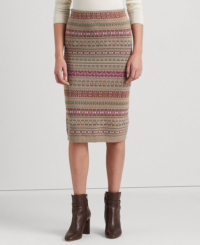 Falda tubo Fair Isle