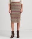 Falda tubo Fair Isle