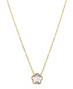 Collar de flor Nácar