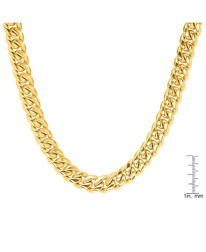 Cadena para hombre de eslabones cubanos