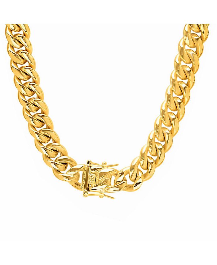 Cadena para hombre de eslabones cubanos