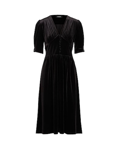 Vestido de terciopelo cona manga corta