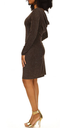 Vestido con espalda drapeada