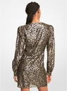 Vestido de fiesta con estampado Leopardo