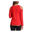 Blusa de ribete metálico