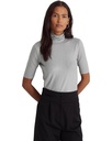 Jersey de cuello alto metálica