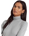 Jersey de cuello alto metálica