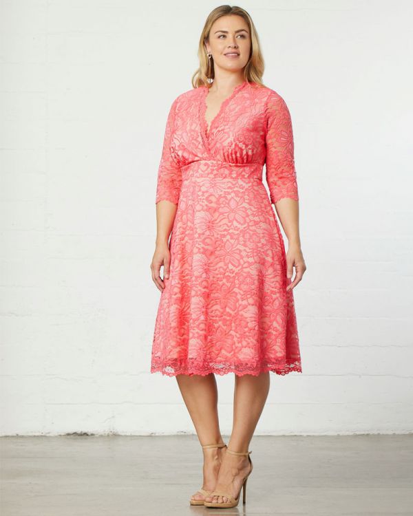 Vestido de cóctel Mademoiselle Coral