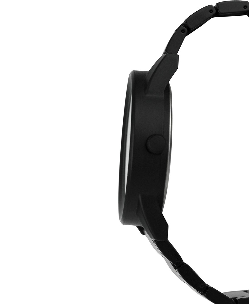Reloj de pulsera en tono negro para hombre de 45 mm y 2 piezas