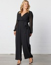 Overall de chiffon Noir