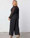 Overall de chiffon Noir