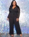 Overall de chiffon Noir