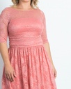 Vestido de Coctel de Encaje -Luna