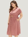 Vestido camisero con lunares 