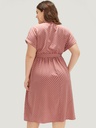Vestido camisero con lunares 