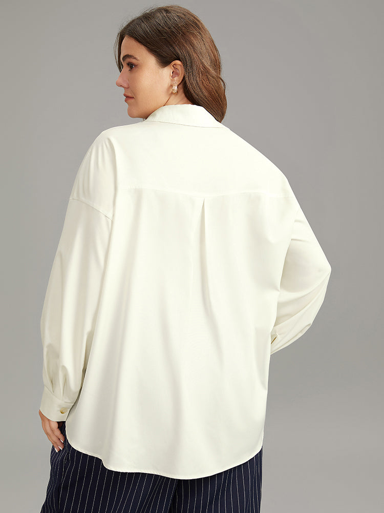 Blusa camisera con estampado floral 