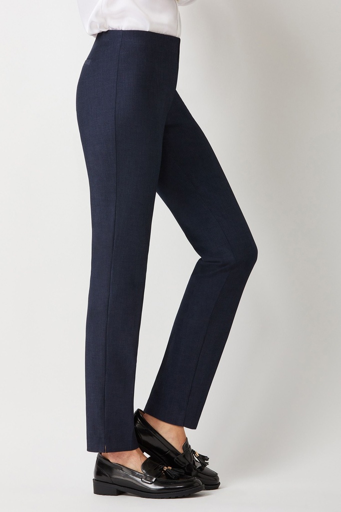 Pantalón de vestir de crepé sólido