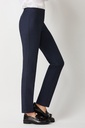 Pantalón de vestir de crepé sólido