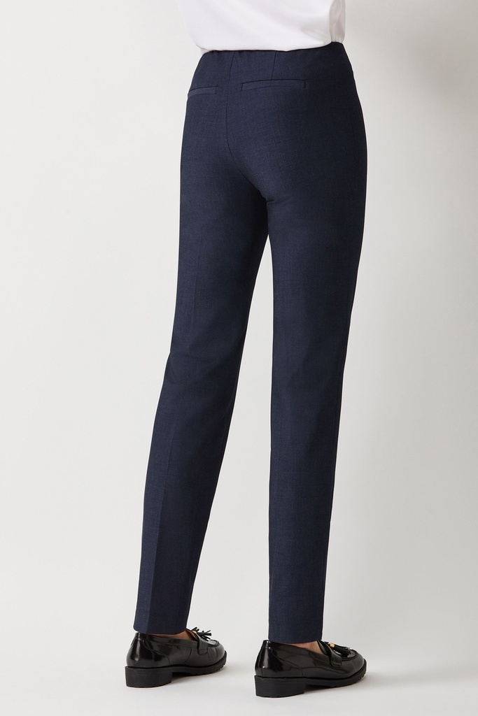 Pantalón de vestir de crepé sólido